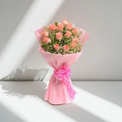 Soft Blush Roses by RedHeart